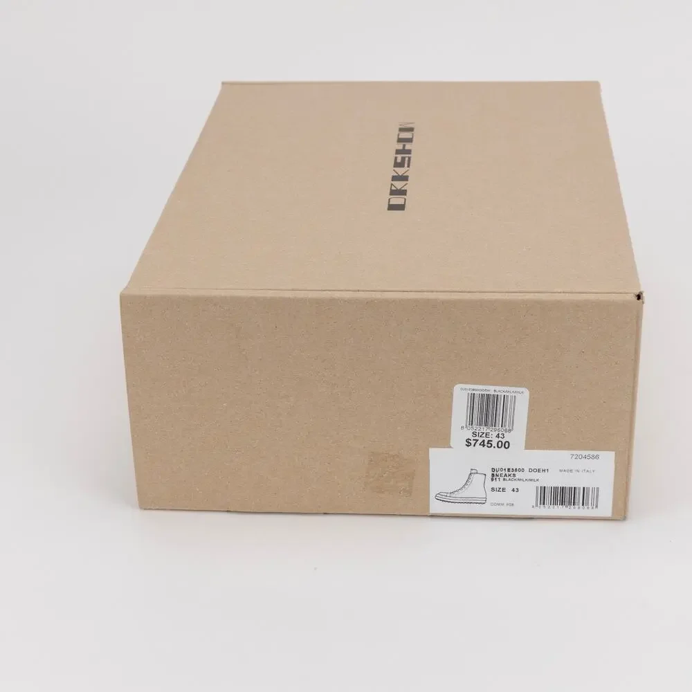 Rick Owens Men DRKSHDW Sneaks Black Size 10 US/ 43 EU